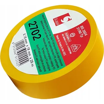 Lepicí páska Izolační páska Scapa 2702 19mm/25m VDE žlutá