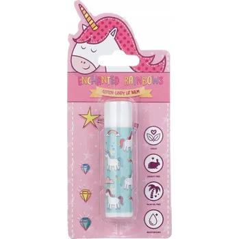 Péče o rty Zázračný Duhový Jednorožec balzám na rty v tyčince s příchutí marshmallow