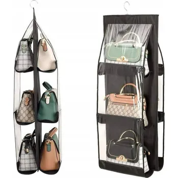 Věšák ZÁVĚSNÝ ORGANIZÉR DO SKŘÍNĚ NA KABELKY VĚŠÁK