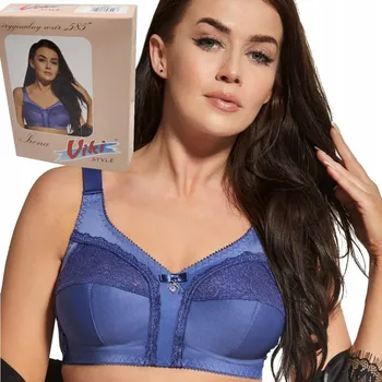 Podprsenka Podprsenka Viki 585 nevyztužená Tmavě modrá (Atramentová) 90F