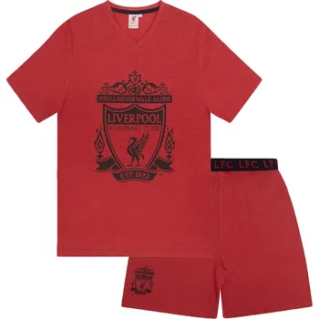 Liverpool FC Pánské pyžamo Liverpool FC, červené, krátký rukáv Velikost: XL