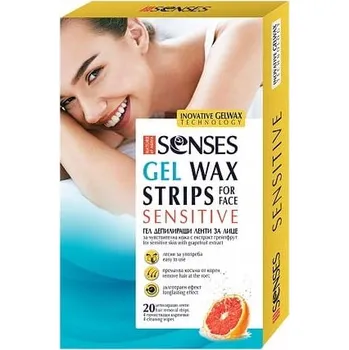 Voskové depilační pásky na obličej Nature of Agiva 20 ks