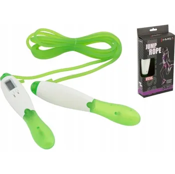 Švihadlo Švihadlo tréninkové zelené s LCD počítadlem 275 cm SK31 HMS