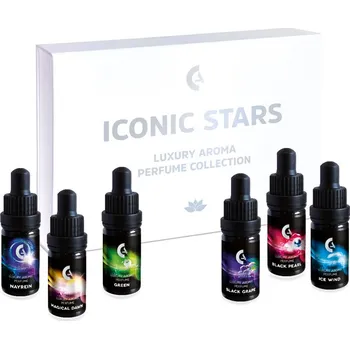 Vůně do bytu Eurona Iconic Stars Luxusní kolekce aroma parfémů 6 x 5 ml
