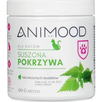 ANIMOOD Kopřiva sušená pro kočky 60g