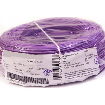 elektrický kabel Elektrický kabel Kulatý, ohebný (lanko) LgY MojeLedy 1 x 1,0