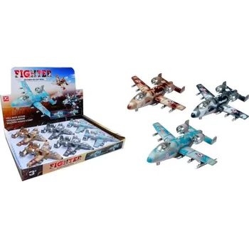 autíčko Alltoys Letadlo Air Force - modré