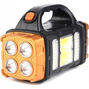 Solární LED svítilna Reflektor POWERBANKA USB Akumulátor