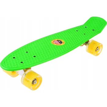 Skateboard FISZKA SKATEBOARD PRO DĚTI SVÍTÍCÍ LED KOLEČKA