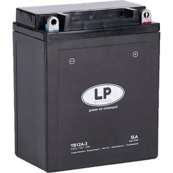 Motobaterie LANDPORT AKUMULÁTOR YB12A-3 (MS LB12A-3) (YB12AL-A/A2) 12V 12AH (135X80X160)