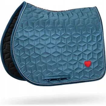 Vybavení pro koně Podsedlová Dečka Galop Wear Velvet Srdíčko full