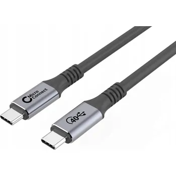 Datový kabel Kabel Microconnect USB typ C - USB typ C 2 m černý
