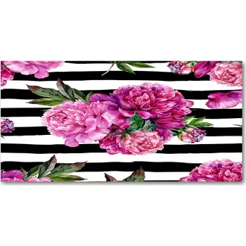 Obraz Kuchyňský panel Růžové pivoňky 100x50 cm + LEPIDLO