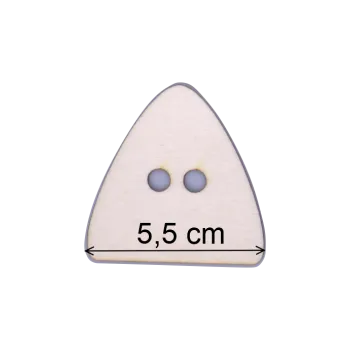 Dřevěná hračka Knoflík dek. 55mm kopeček 30 ks 0042-103