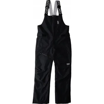 Snowboardové kalhoty Pánské lyžařské kalhoty s laclem Colourwear Slash Bib Černé L