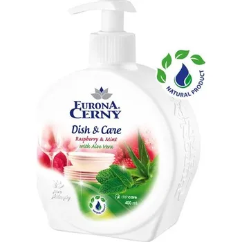 Mycí prostředek Eurona Gel na ruční mytí nádobí s Aloe vera – Malina a máta, 400 ml