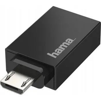 Elektrická zásuvka ADAPTÉR USB 2.0 USB-A (zásuvka) - microUSB (zástrčka) BÍLÝ