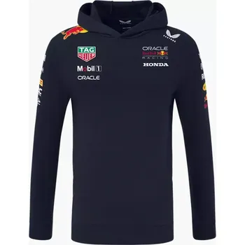 Pánské oblečení Týmová mikina s kapucí Oracle Red Bull Racing s logy sponzorů - S