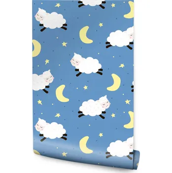 Tapeta Tapeta pro děti - Skákající ovečky /178949615