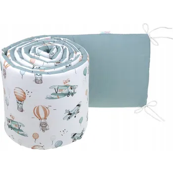 Příslušenství pro dětskou postel a kolébku Mantinel do postýlky Babymam 180 cm x 30 cm