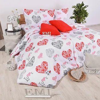 Povlečení bavlněné Mariela EMI: Standardní set jednolůžko obsahuje 1x 200x140 + 1x 90x70