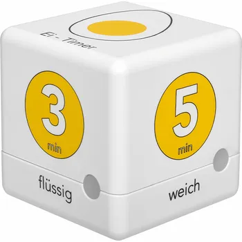 TFA Dostmann TFA 38.2041.07 | CUBE TIMER - Časovač pro přípravu vajec (3 - 5 - 7 - 10 minut)