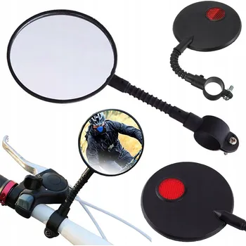 Zrcátko na kolo ZPĚTNÉ ZRCÁTKO NA KOLO KULATÉ NA ŘÍDÍTKA NASTAVITELNÉ