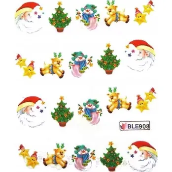 samolepka SAMOLEPKY NÁLEPKY NA NEHTY ZIMA VÁNOCE