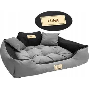 Pelíšek pro psa Psí kotec KingDog šedá 145 cm x 115 cm