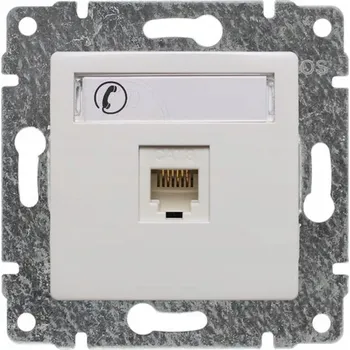 Elektrická zásuvka Internetová a telefonní zásuvka nástěnná Legrand bílá