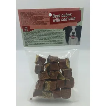 Pamlsek pro psa Pamlsek kostka s hovězím masem 70 g,