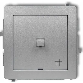 vypínač Křížový vypínač pod omítku Karlik stříbrný 7DWPUS-6