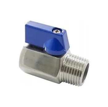 Ventil Mini kulový ventil A4 nerezový 3/8" vnější/vnitřní závit pro jachty a obytné vozy