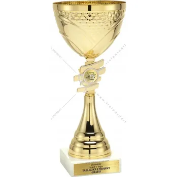 Zlatý kovový pohár 32 cm + GRAVÍROVÁNÍ DÁREK