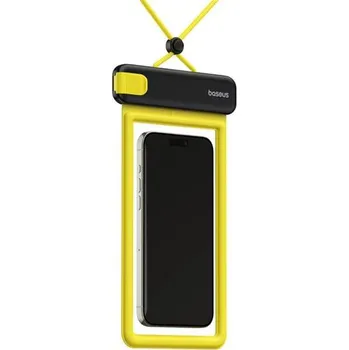 Pouzdro na mobilní telefon Pouzdro vodotěsné BASEUS DeepDive Black/Yellow