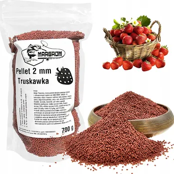 PELETY NÁVNADA 2 mm MARGROM 700g JAHODA