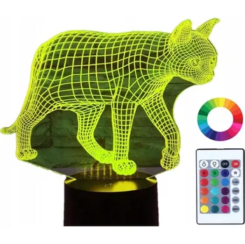 Lampička Plexido vícebarevná Noční lampa