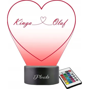 Lampička Plexido vícebarevná Noční lampa