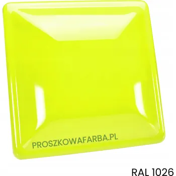 barva na zeď BARVA RAL 1026 Polyesterová Barva Jasně Žlutá Hladká Lesklá