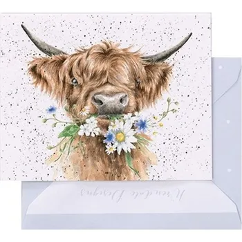 Wrendale Designs Dárková kartička Wrendale Designs "Daisy Coo" - Kráva