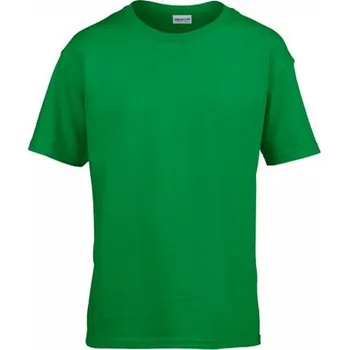 Chlapecké tílko Gildan Dětské bavlněné měkčené tričko Softstyle 150 g/m Barva: zelená irská, Velikost: S (110/116) G64000K