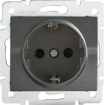 Elektrická zásuvka Nástěnná Elektrická Zásuvka Kanlux , šedá