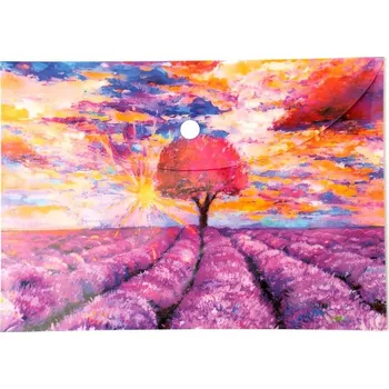 Složka Narcissus na suchý zip A5