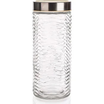 Dóza na potraviny ZAVAŘOVACÍ SKLENICE NÁDOBA 1800ml SKLENĚNÁ NA KOŘENÍ ZAVAŘOVACÍ SKLENIČKA