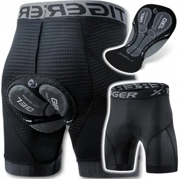 Pánské kraťasy Cyklistické Kraťasy X-Tiger L černé