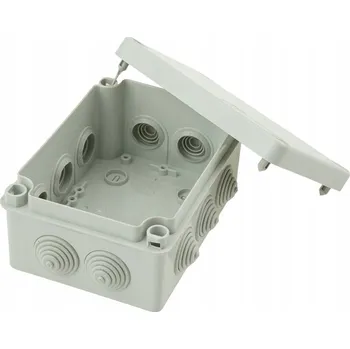 Elektroinstalační krabice INSTALAČNÍ KRABICE HERMETICKÁ NA OMÍTKU BOX 160 X 117 X 70MM IP65