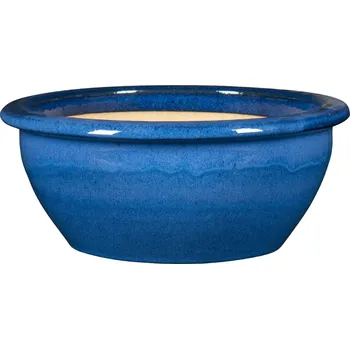 Květináč Bologna Blue Ø 31 cm / V 13 cm