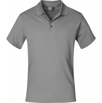 Pánské tričko Promodoro Prémiová polokošile Superior ve vysoké gramáži 220 g/m s rozparky Barva: šedá metalová, Velikost: 4XL E4001