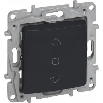 vypínač Žaluziový vypínač Klasik, Podomítkový Legrand černý 762211