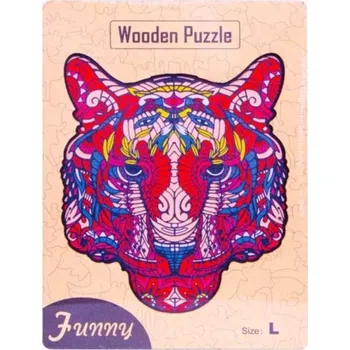 Puzzle Dřevěné puzzle Tygr velikost L, 183 dílků
